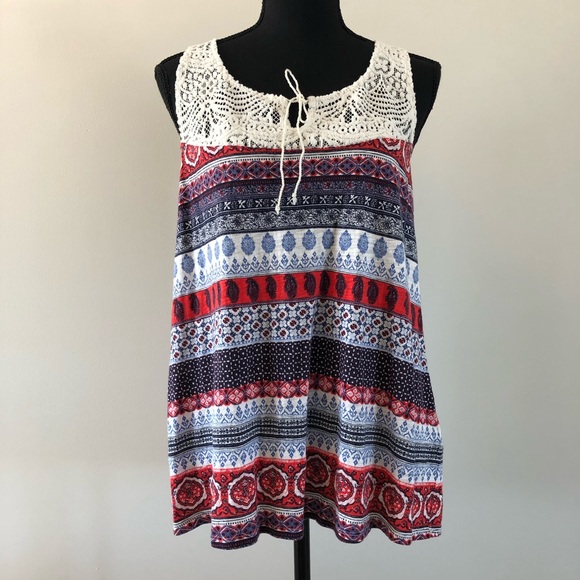 Lucky Brand Tops - 🌟HOST PICK🌟 Women’s Lucky Brand Racer back tank top size L